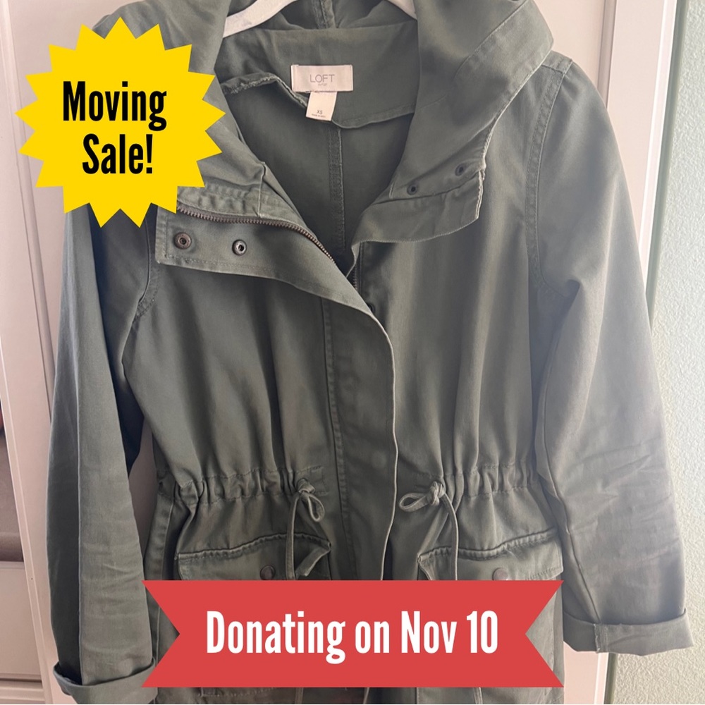 LOFT Drawstring Utility Jacket